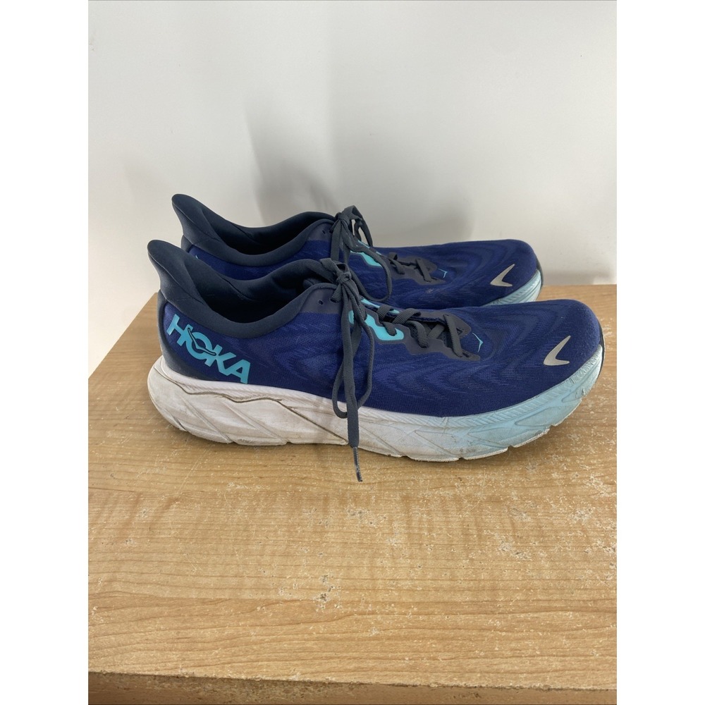 Hoka One One M Arahi 6 Men 12D Outer Space/Blue Running Shoes 1123194 OSBB